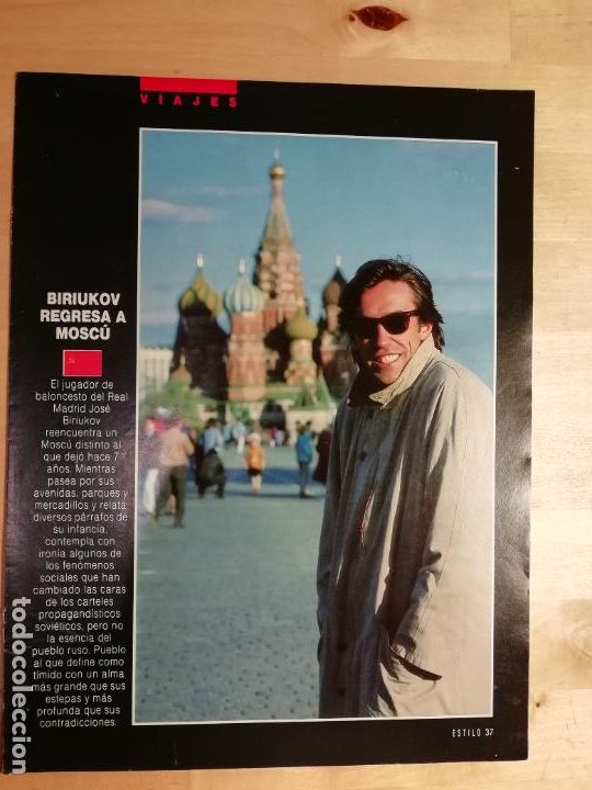 Collezionismo di Peri&oacute;dico El Pa&iacute;s: Reportaje Estilo Viajes Biriukov regresa a Mosc&uacute;