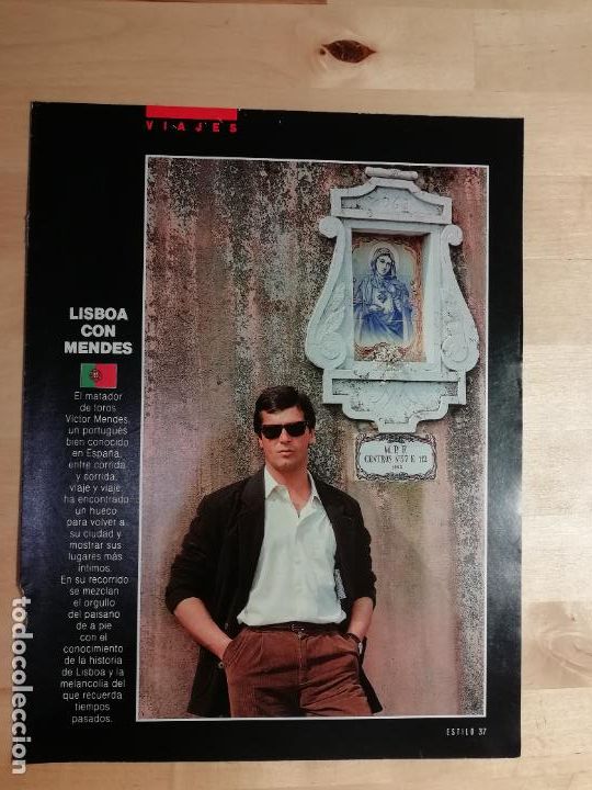 Collezionismo di Peri&oacute;dico El Pa&iacute;s: Reportaje Estilo Viajes Lisboa con Mendes