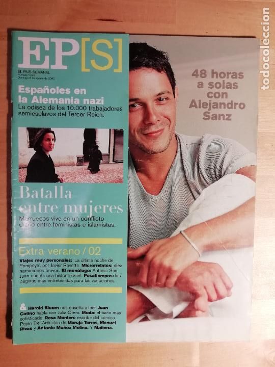 Coleccionismo de Peri&oacute;dico El Pa&iacute;s: El Pa&iacute;s Semanal N&ordm; 1245 2000 Alejandro Sanz, Espa&ntilde;oles en la Alemania nazi, Batalla entre mujeres