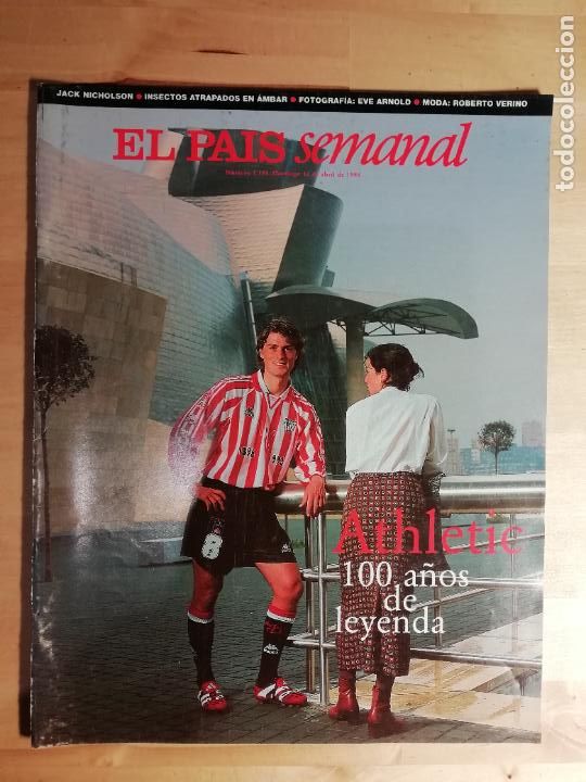 Coleccionismo de Peri&oacute;dico El Pa&iacute;s: El Pa&iacute;s Semanal N&ordm; 1124 1998 Athletic Bilbao 100 a&ntilde;os de leyenda, Jack Nicolson, Eve Arnold, &Aacute;mbar