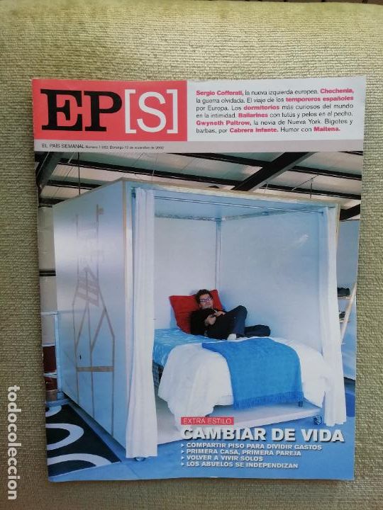 Collezionismo di Peri&oacute;dico El Pa&iacute;s: El Pa&iacute;s Semanal N&ordm; 1363 2002 Sergio Cofferati Gwyneth Paltrow Chechenia Cabrera Infante