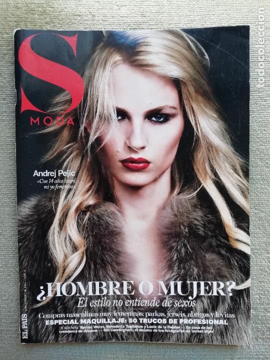 Collezionismo di Peri&oacute;dico El Pa&iacute;s: S Suplemento de moda de El Pa&iacute;s N&ordm; 3 2011 Andrej Pejic Bill Cunningham