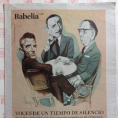 Coleccionismo de Periódico El País: BABELIA 1289 LITERATURA REVOLUCIONARIA EN LA POSGUERRA. TERRY EAGLETON
