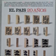 Coleccionismo de Periódico El País: REVISTA EL PAIS SEMANAL N° 1.023 20 AÑOS 1996. Lote 348997199