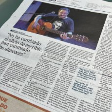 Coleccionismo de Periódico El País: HERNÁN CASCIARI. ENTREVISTA EN EL PAÍS.. Lote 365162646
