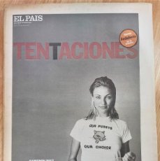 Coleccionismo de Periódico El País: EL PAÍS TENTACIONES 204 (SEP. 97) CAMERON DÍAZ, FEST. S. SEBASTIÁN 97, STORARO, KETAMA, ALBERT PLA. Lote 365893506