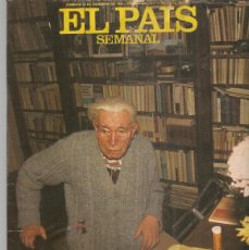 Coleccionismo de Periódico El País: EL PAÍS SEMANAL. Nº 403. JAROSLAV SEIFERT / JUAN GINZO / CAFRANC / ILEGALES. (*). Lote 366275396