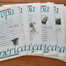 Coleccionismo de Periódico El País: EUROPA AMÉRICA - 1492/1992 - 8 FASCÍCULOS - COLECCIÓN COMPLETA - PERFECTO ESTADO