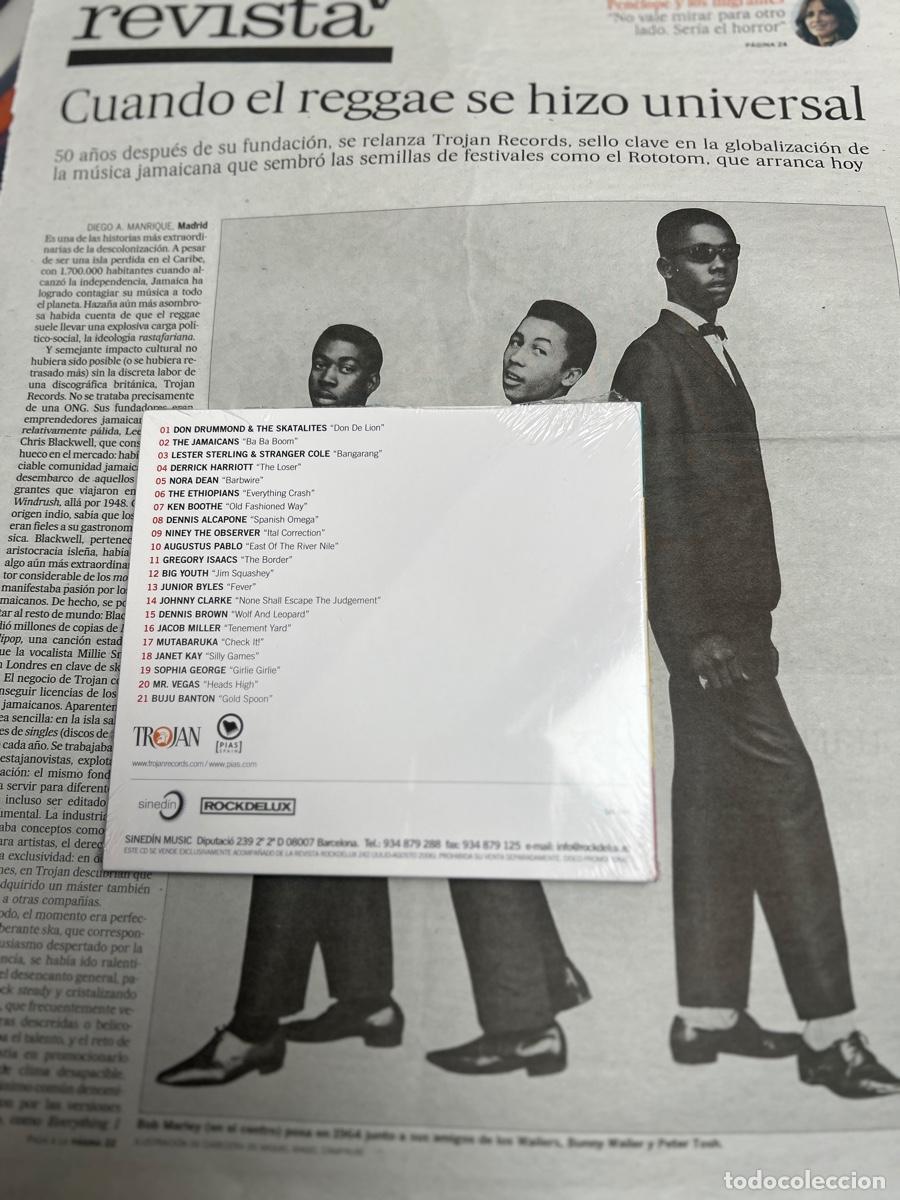 Collectionnisme de Journal El Pa&iacute;s: TROJAN RECORDS. Reggae. Art&iacute;culo El Pa&iacute;s + CD TROJAN CLASSIC JAMAICAN. Rockdelux.