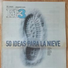 Coleccionismo de Periódico El País: EP3 Nº 28 9 DIC. 2005 (PAÍS TENTACIONES) LORI MEYERS, ARIEL ROT, MIRANDA JULY, SEXPEARE. Lote 400773879