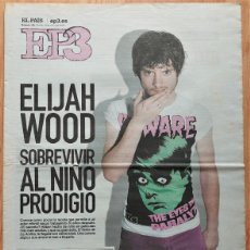 Coleccionismo de Periódico El País: EP3 Nº 138 18 ENE. 2008 (PAÍS TENTACIONES) ELIJAH WOOD. Lote 401847664