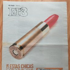 Coleccionismo de Periódico El País: EP3 Nº 159 13 JUN. 2008 (PAÍS TENTACIONES) SÓNAR. Lote 401908544