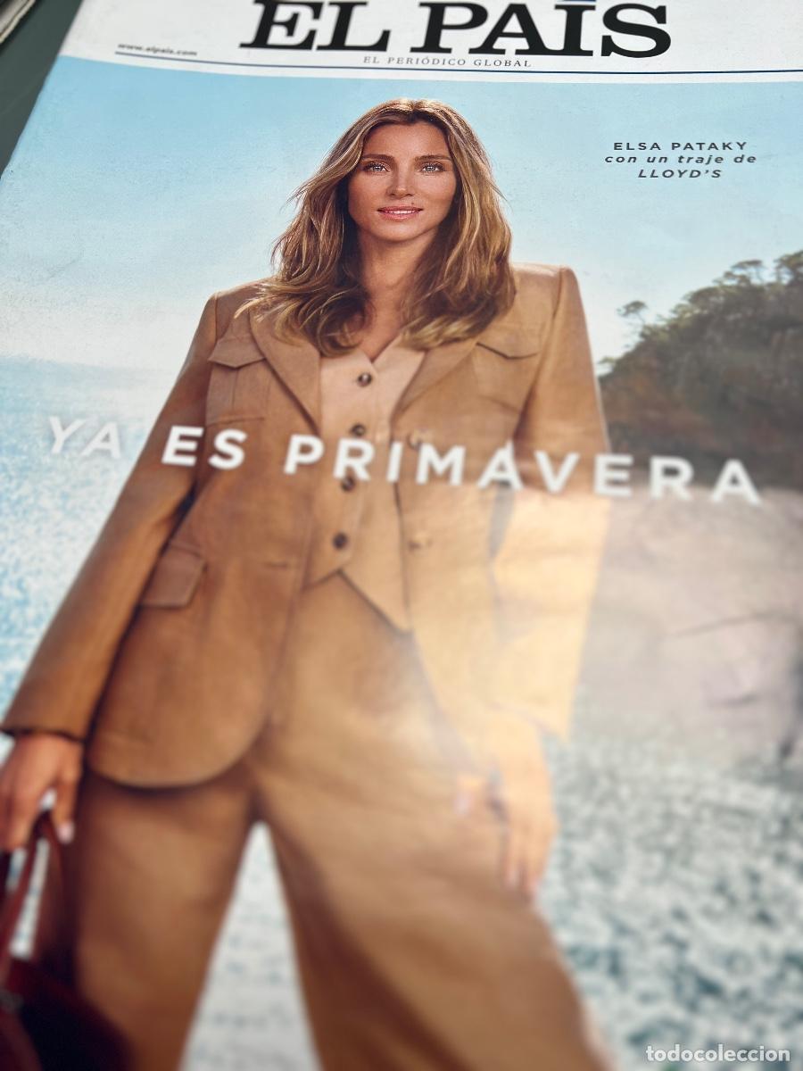 Colecionismo do Jornal El Pa&iacute;s: ELSA PATAKY. Art&iacute;culo prensa y FOLLETO PUBLICIDAD GRAN FORMATO.