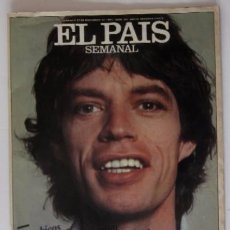 Coleccionismo de Periódico El País: MICK JAGGER, ROLLING STONES - EL PAIS SEMANAL AÑO 1981