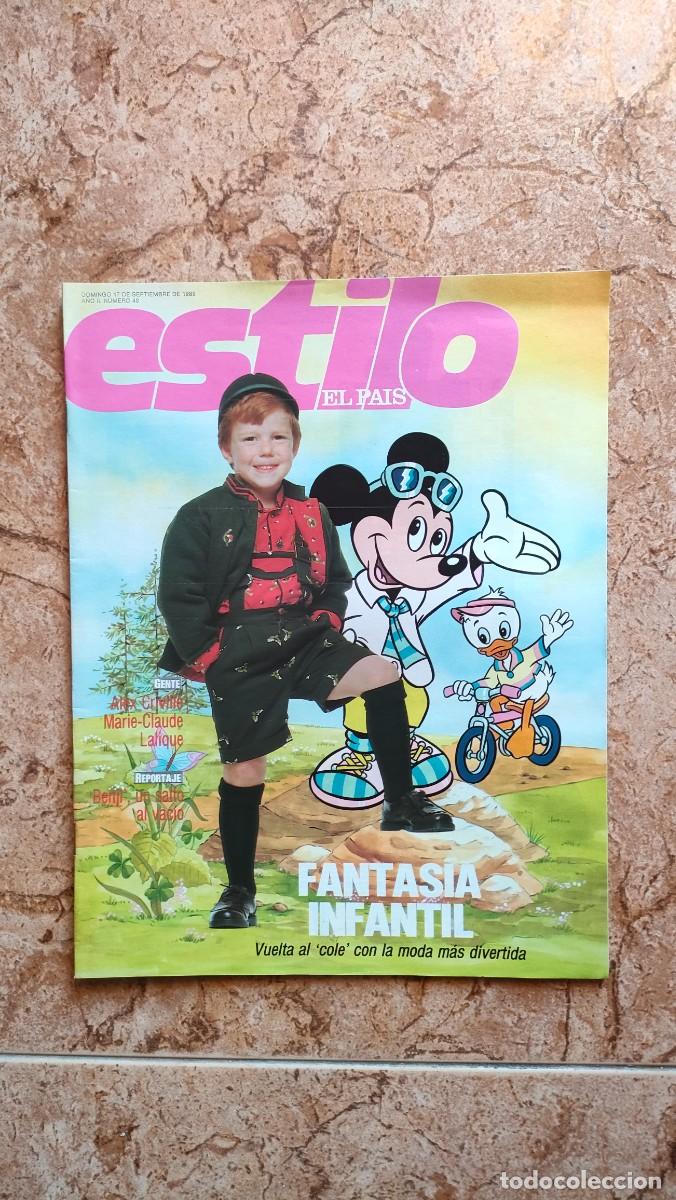 Collection Newspaper El Pa&iacute;s: EL PAIS ESTILO N&ordm; 48 A&Ntilde;O 1989