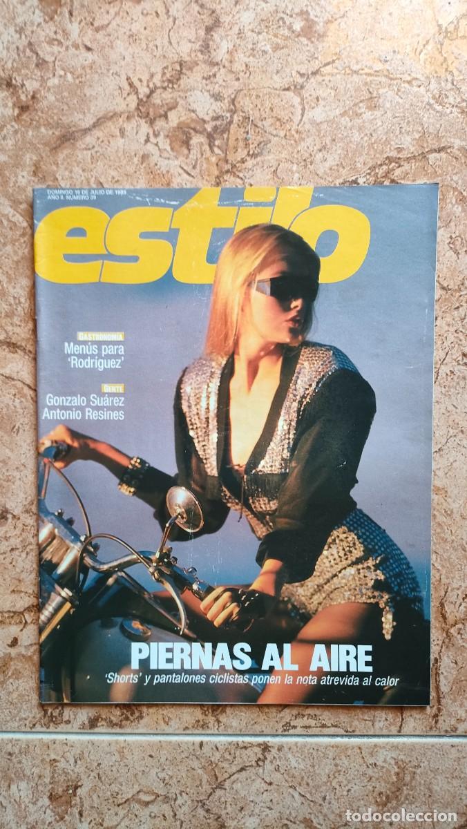 Collectionnisme de Journal El Pa&iacute;s: EL PAIS ESTILO N&ordm; 39 A&Ntilde;O 1989 - ANTONIO RESINES