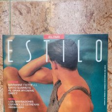 Coleccionismo de Periódico El País: EL PAIS ESTILO Nº 105 AÑO 1990 - SWEET LA MUSA DEL HIP HOP, DAVID SUMMERS, GRAN WYOMING