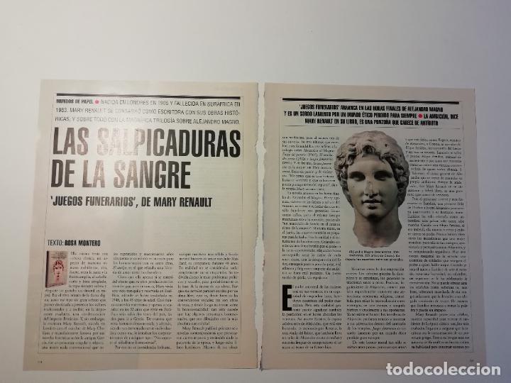 Sammeln von Zeitungen El Pa&iacute;s: Juegos funerarios Mary Renault Rosa Montero La televisi&oacute;n melanc&oacute;lica Manuel Rivas