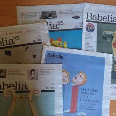 Coleccionismo de Periódico El País: LOTE CINCO BABELIA 2016