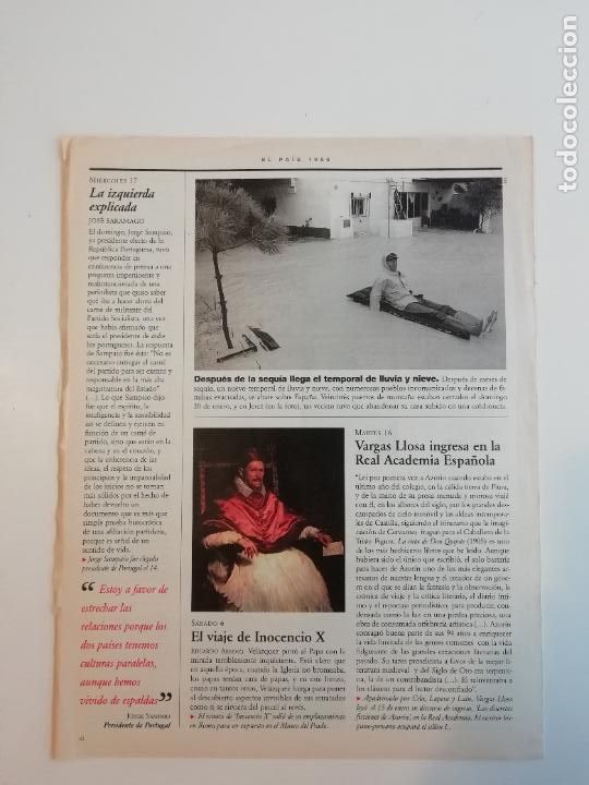 Colecionismo do Jornal El Pa&iacute;s: Recorte Arte El viaje de Inocencio X El pa&iacute;s 1996