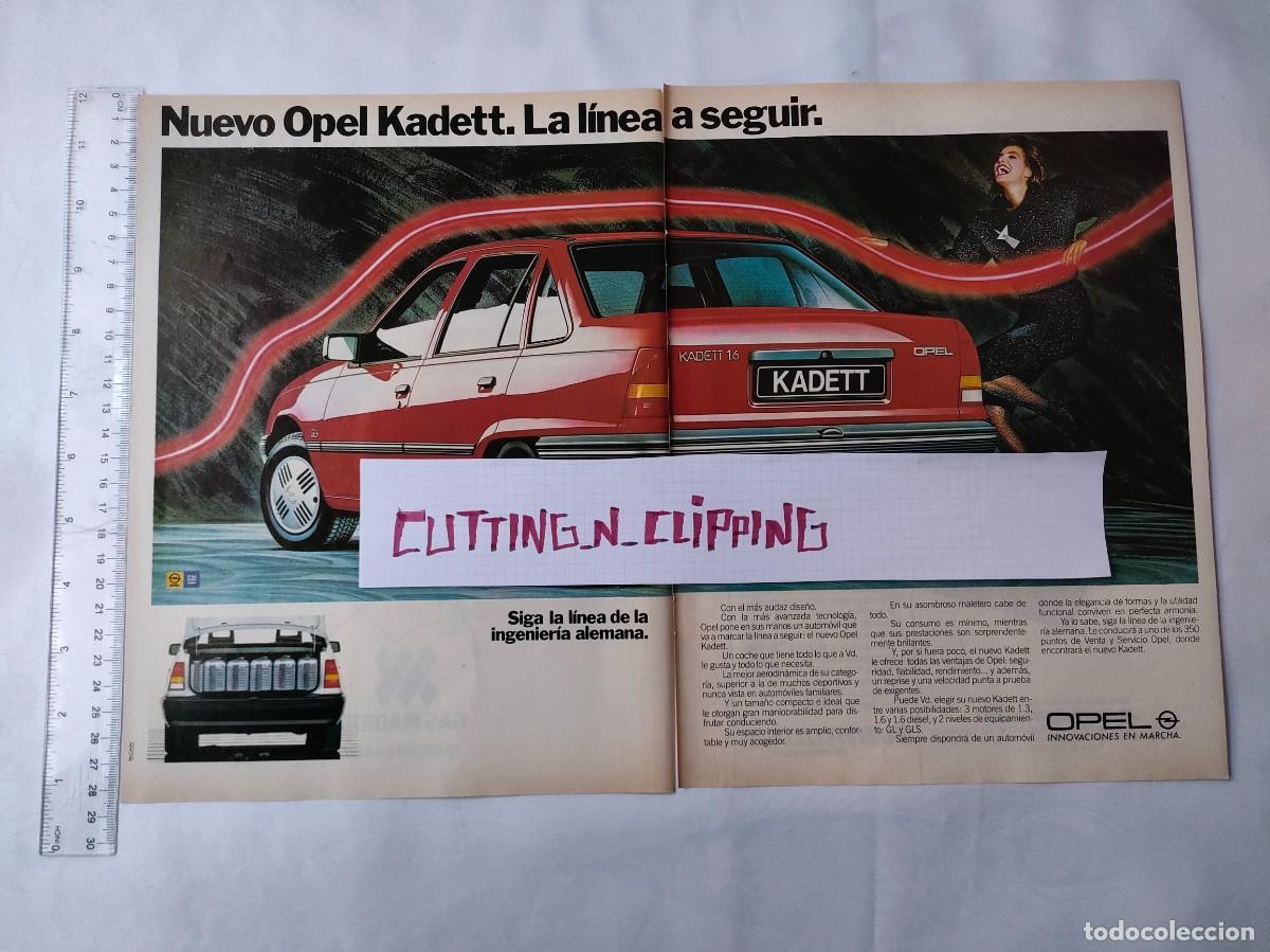 Sammeln von Zeitungen El Pa&iacute;s: Clipping [PUBLICIDAD](198?) Opel Kadett