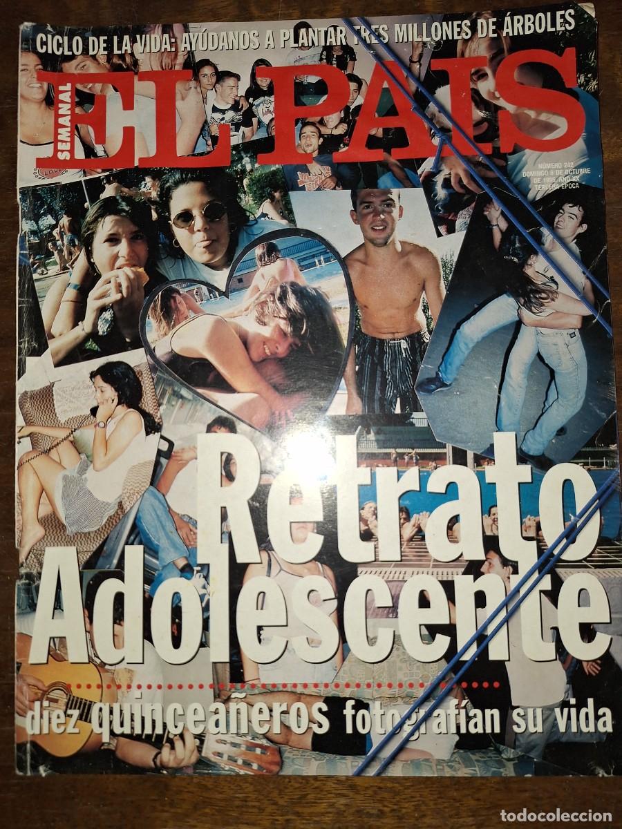 Collezionismo di Peri&oacute;dico El Pa&iacute;s: REVISTA EL PAIS SEMANAL, RETRATO ADOLESCENTE.-