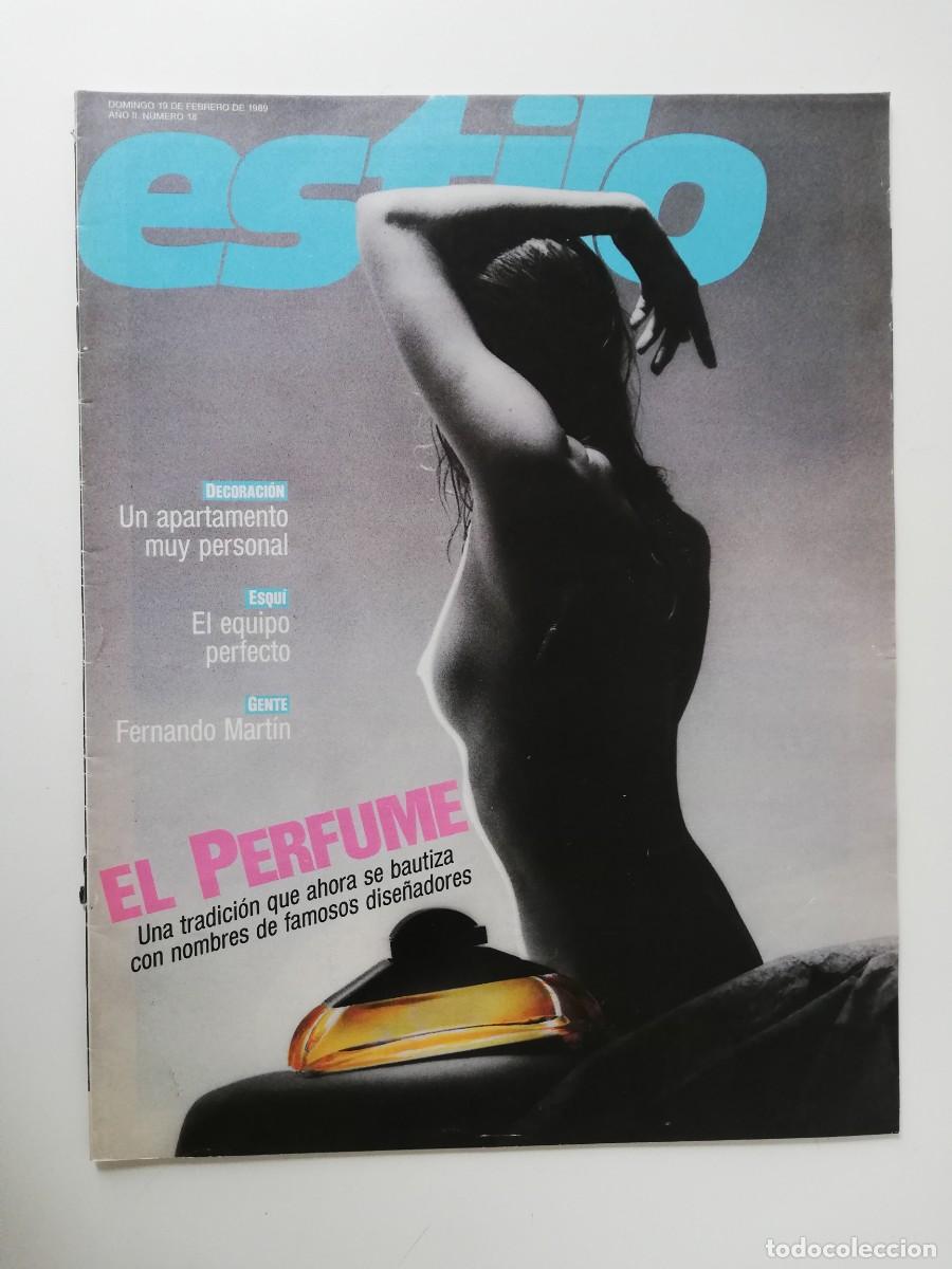 Collectionnisme de Journal El Pa&iacute;s: REVISTA ESTILO EL PAIS A&Ntilde;O II - 1989 N&ordm; 18 FERNANDO MARTIN