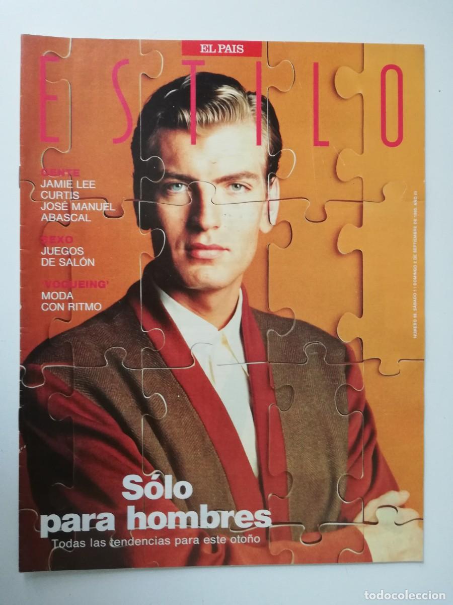 Sammeln von Zeitungen El Pa&iacute;s: REVISTA ESTILO EL PAIS A&Ntilde;O III - 1990 N&ordm; 98 JAMIE LEE CURTIS - JOSE MANUEL ABASCAL