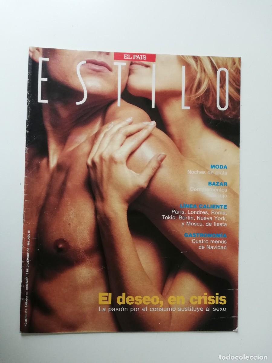 Sammeln von Zeitungen El Pa&iacute;s: REVISTA ESTILO EL PAIS A&Ntilde;O III - 1990 N&ordm; 113