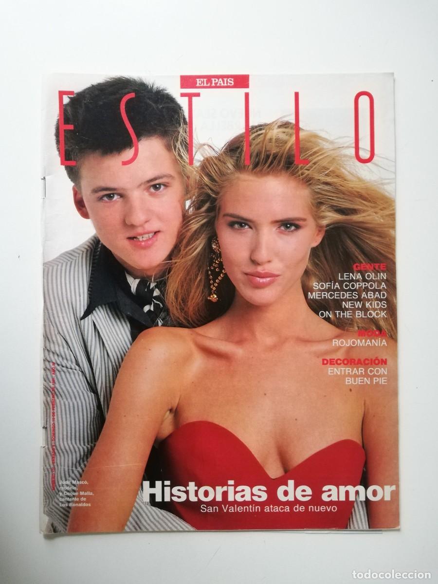 Sammeln von Zeitungen El Pa&iacute;s: REVISTA ESTILO EL PAIS A&Ntilde;O IV - 1991 N&ordm; 121 LENA OLIN - SOFIA COPPOLA - MERCEDES ABAD - NEW KIDS