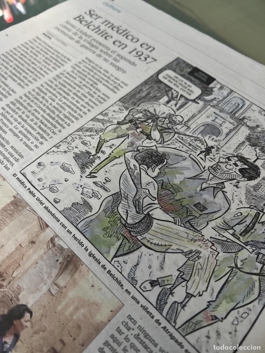 Collection Newspaper El Pa&iacute;s: Art&iacute;culo sobre c&oacute;mic ATRAPADO EN BELCHITE. Guerra Civil Espa&ntilde;ola. SENTO LLOBELL. PABLO URIEL.