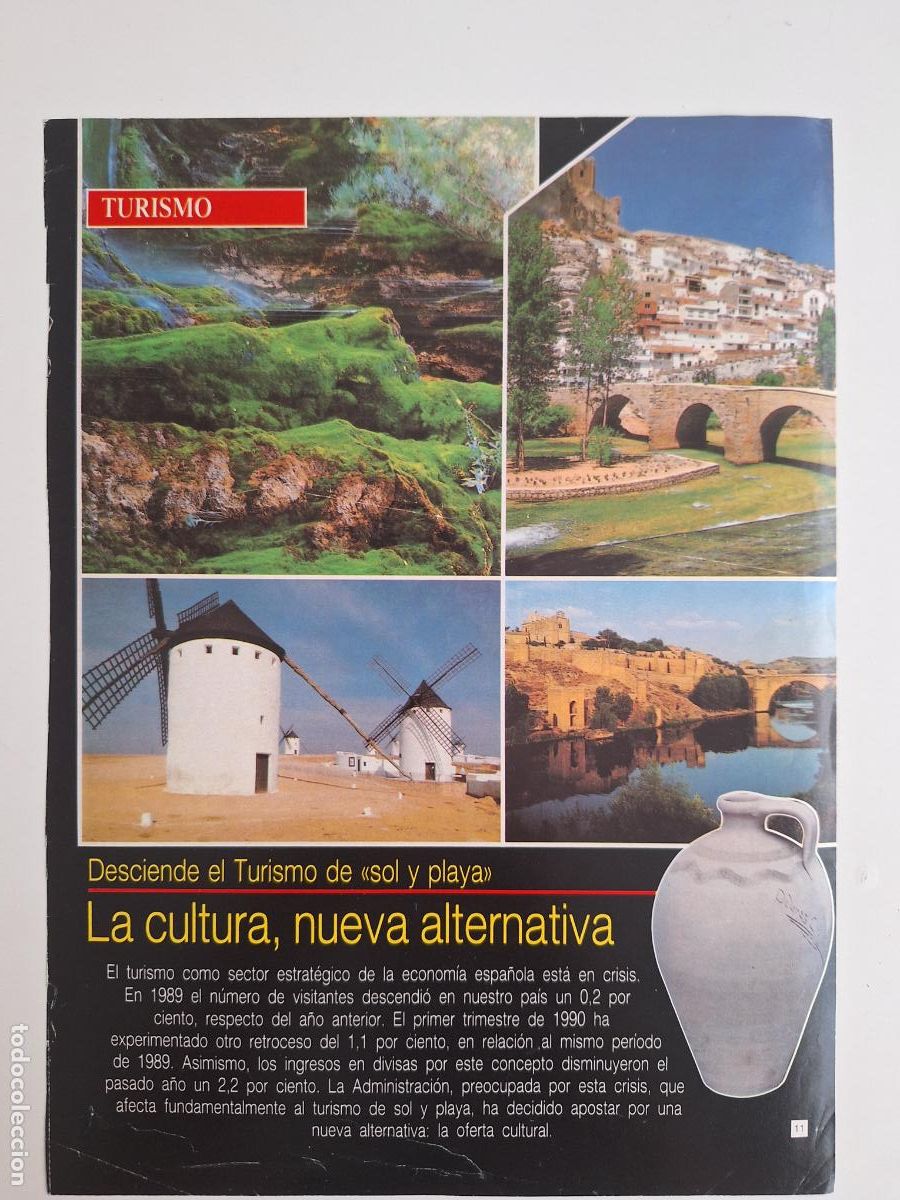 Collezionismo di Peri&oacute;dico El Pa&iacute;s: Reportaje La cultura, nueva alternativa Turismo cultural Fernando Ayuso [1990]