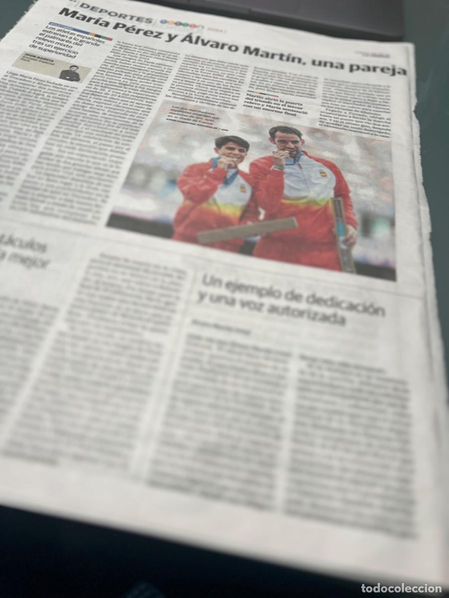 Collezionismo di Peri&oacute;dico El Pa&iacute;s: Dossier MAR&Iacute;A P&Eacute;REZ y &Aacute;LVARO MART&Iacute;N. Campeones ol&iacute;mpicos Marcha Espa&ntilde;a. Historia atletismo.