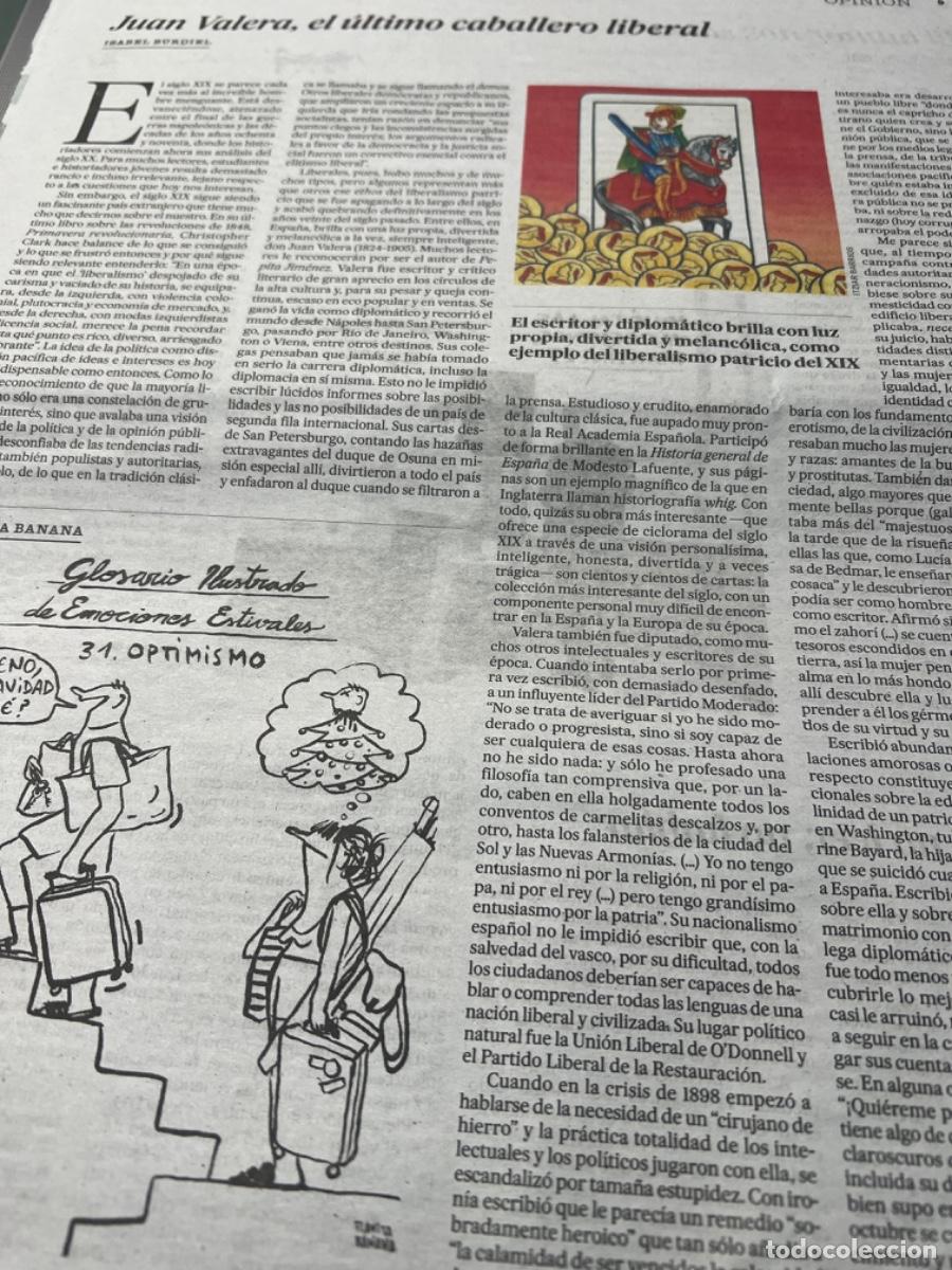 Collezionismo di Peri&oacute;dico El Pa&iacute;s: Dossier JUAN VALERA. PEPITA JIM&Eacute;NEZ. Art&iacute;culo El Pa&iacute;s ISABEL BURDIEL