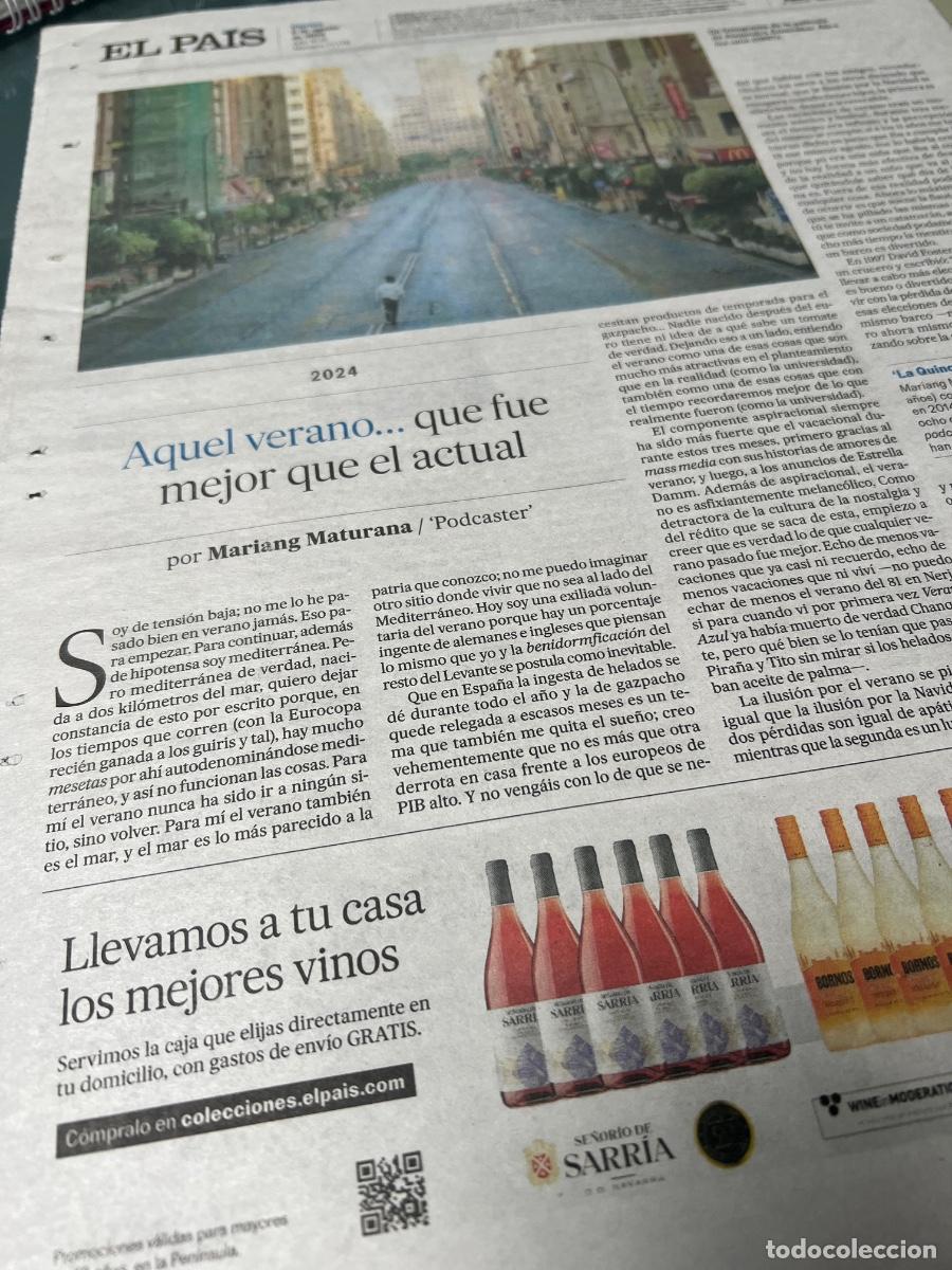 Collectionnisme de Journal El Pa&iacute;s: MARIANG MATURANA. Podcaster. LA PIJA Y LA QUINQUI.