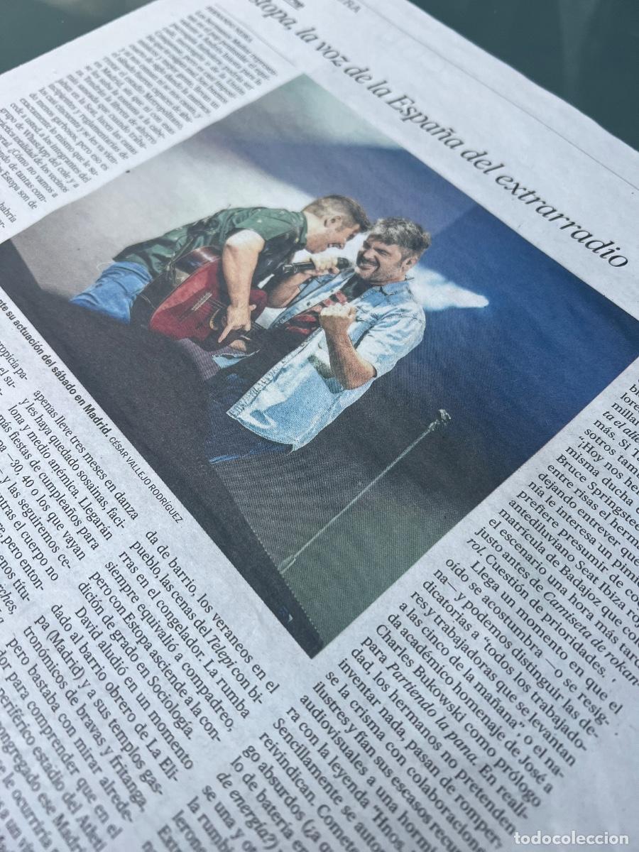 Collectionnisme de Journal El Pa&iacute;s: ESTOPA. Art&iacute;culo prensa sobre grupo catal&aacute;n. HERMANOS MU&Ntilde;OZ. RUMBA CATALANA.