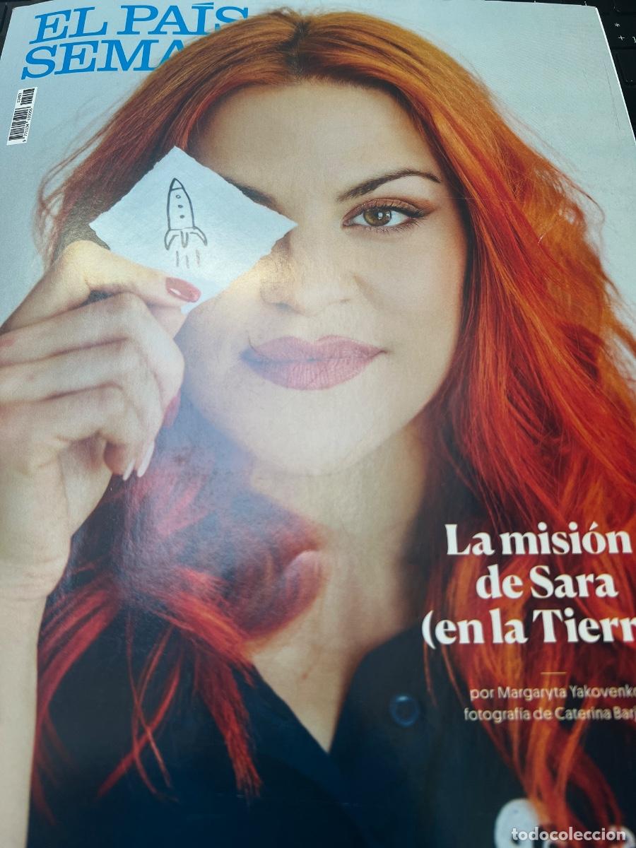Collectionnisme de Journal El Pa&iacute;s: Dossier SARA GARC&Iacute;A ALONSO. Astronauta. Art&iacute;culos prensa y suplemento El Pa&iacute;s Semanal.