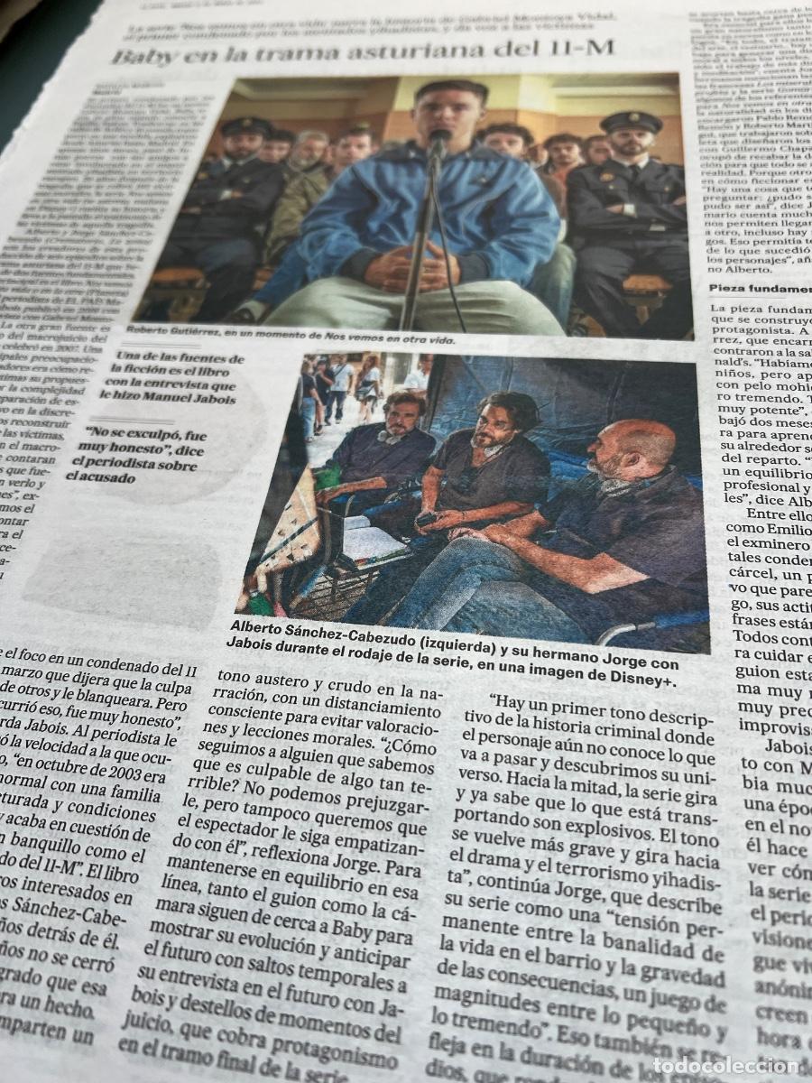 Collezionismo di Peri&oacute;dico El Pa&iacute;s: Art&iacute;culo presa sobre serie NOS VEMOS EN OTRA VIDA. GABRIEL MONTOYA. ATENTADOS 11-M.