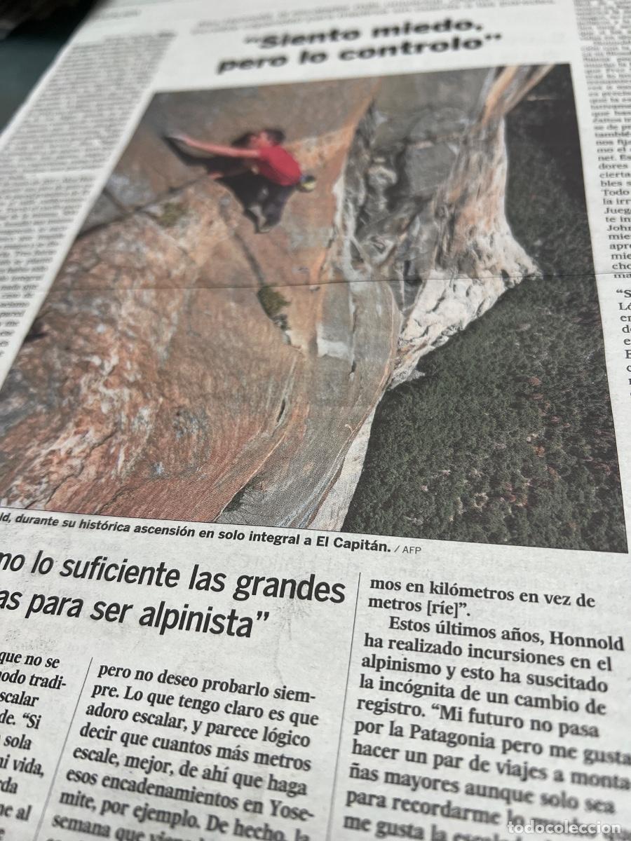 Colecionismo do Jornal El Pa&iacute;s: ALEX HONNOLD. ESCALADA. MONTA&Ntilde;ISMO. &Oacute;scar Gogorza.