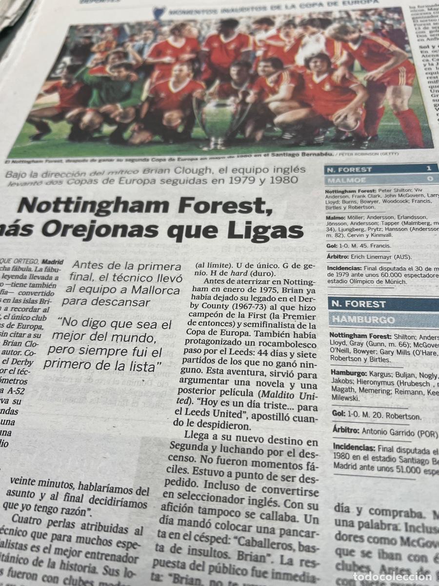 Colecionismo do Jornal El Pa&iacute;s: Historia F&Uacute;TBOL COPA DE EUROPA-CHAMPION. NOTTINGHAM FOREST. Final 1979. BRIAN CLOUGH.