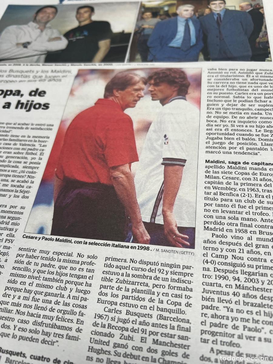 Colecionismo do Jornal El Pa&iacute;s: Historia F&Uacute;TBOL COPA DE EUROPA-CHAMPION. BUSQUETS. SANCH&Iacute;S. MALDINI.