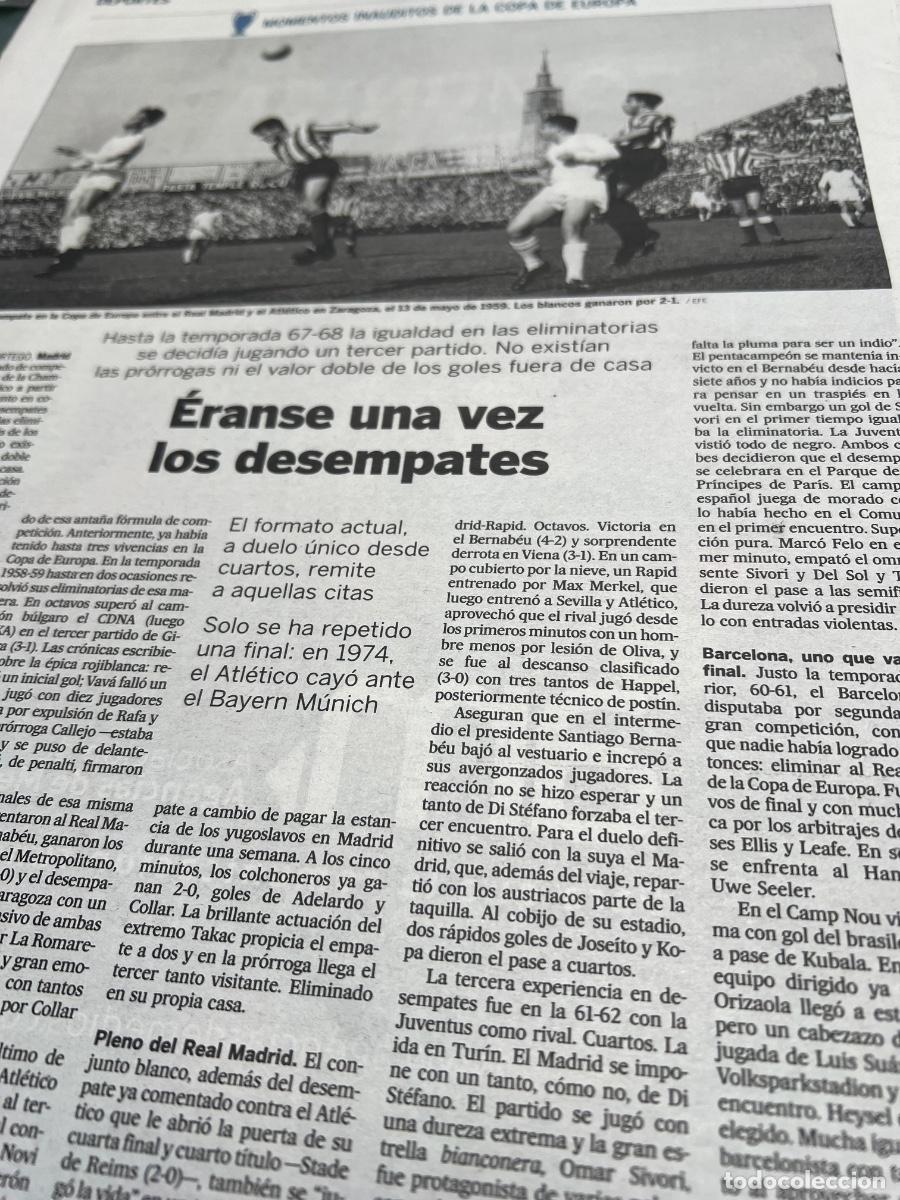 Colecionismo do Jornal El Pa&iacute;s: Historia F&Uacute;TBOL COPA DE EUROPA-CHAMPION. REAL MADRID-ATL&Eacute;TICO ZARAGOZA. BAYERN.