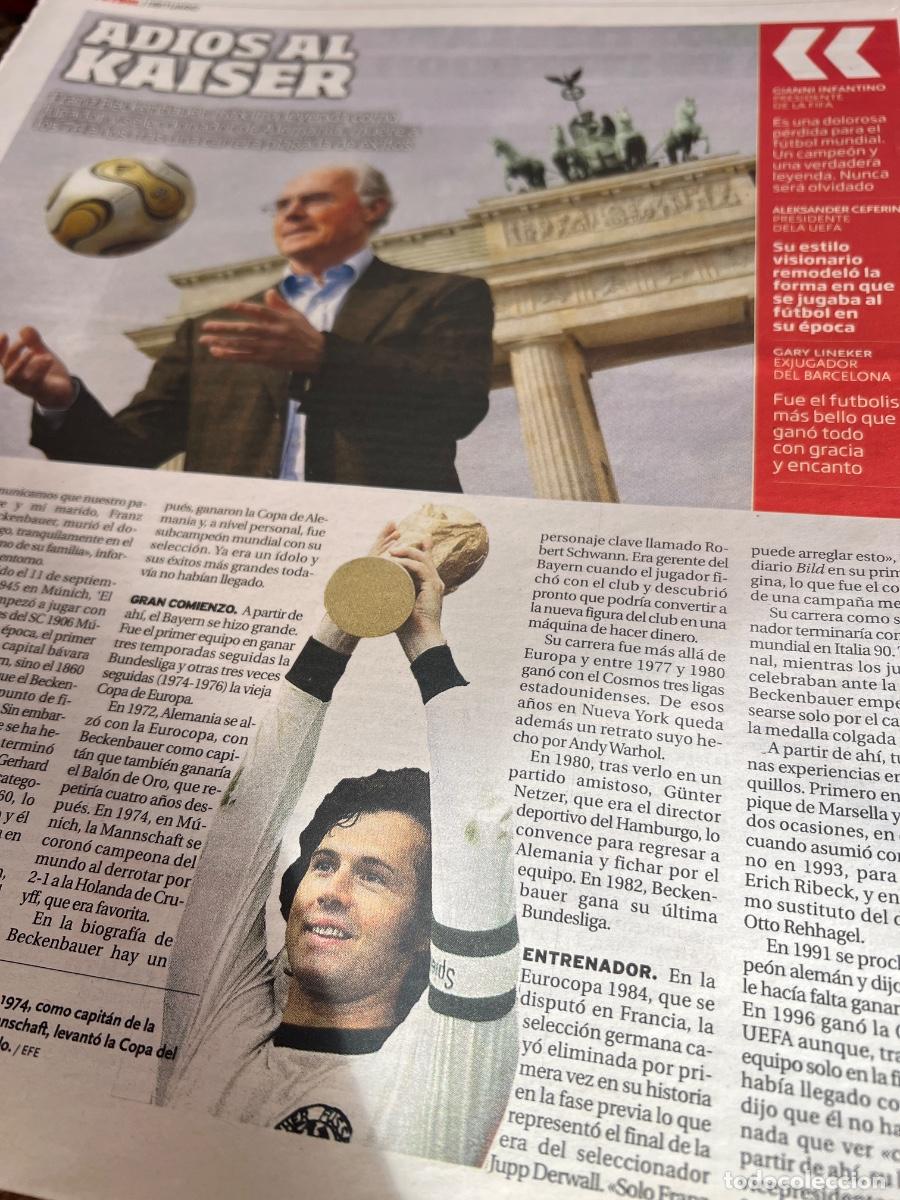 Collection Newspaper El Pa&iacute;s: FRANZ BECKENBAUER. KAISER. JUGADOR F&Uacute;TBOL Y SELECCIONADOR ALEMANIA.