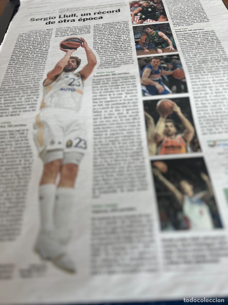 Collection Newspaper El Pa&iacute;s: SERGIO LLUL. JUGADOR BALONCESTO REAL MADRID Y SELECCI&Oacute;N ESPA&Ntilde;A.