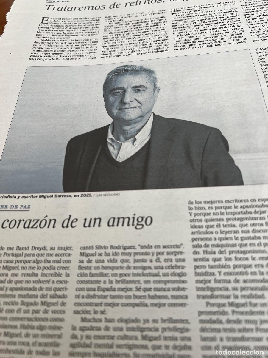 Collection Newspaper El Pa&iacute;s: MIGUEL BARROSO. COMUNICACI&Oacute;N. PRISA. HISPASAT. FNAC. POL&Iacute;TICA.