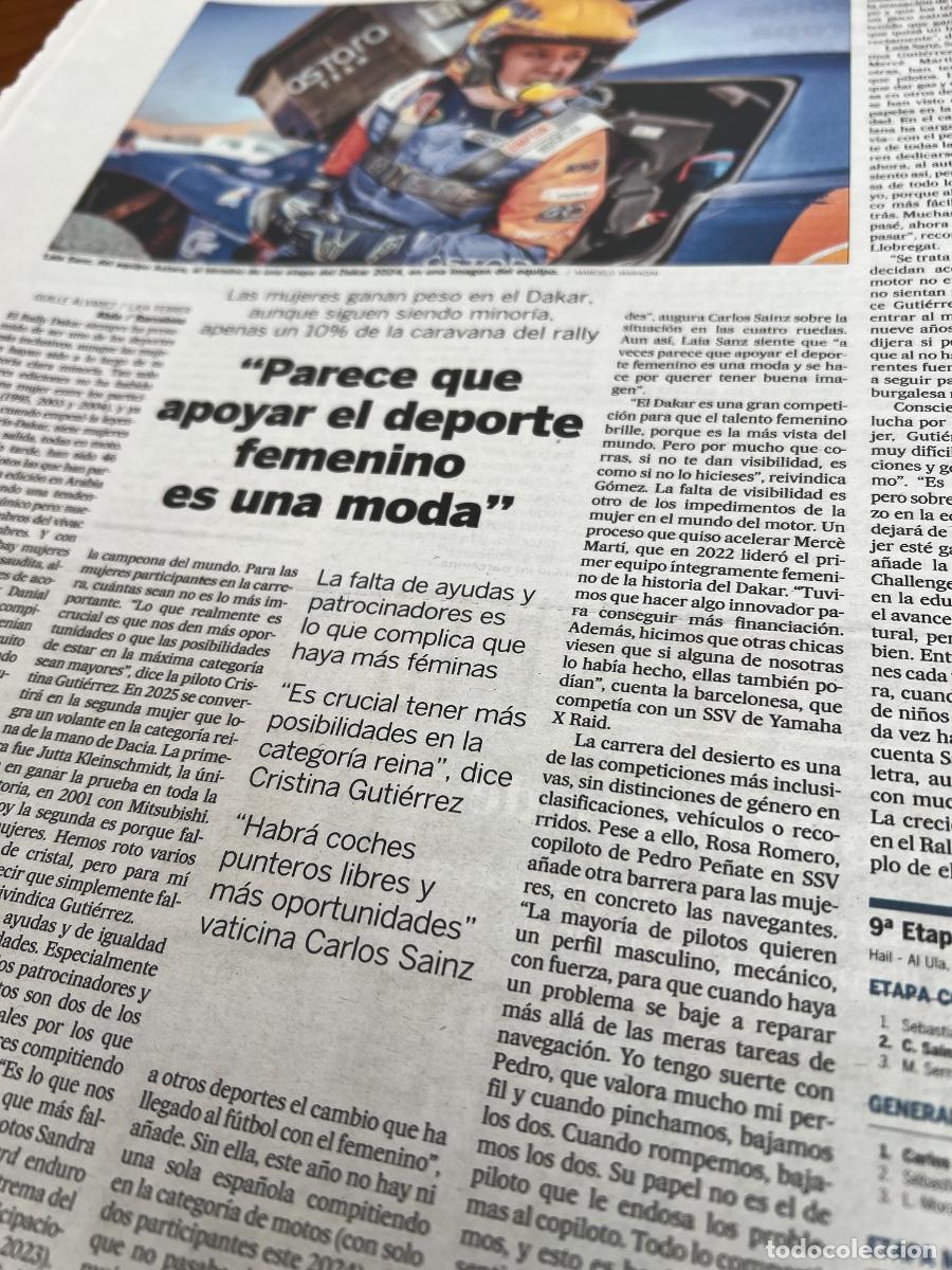 Collection Newspaper El Pa&iacute;s: RALLY DAKAR FEMENINO. LAIA SANZ. EQUIPO ASTARA.