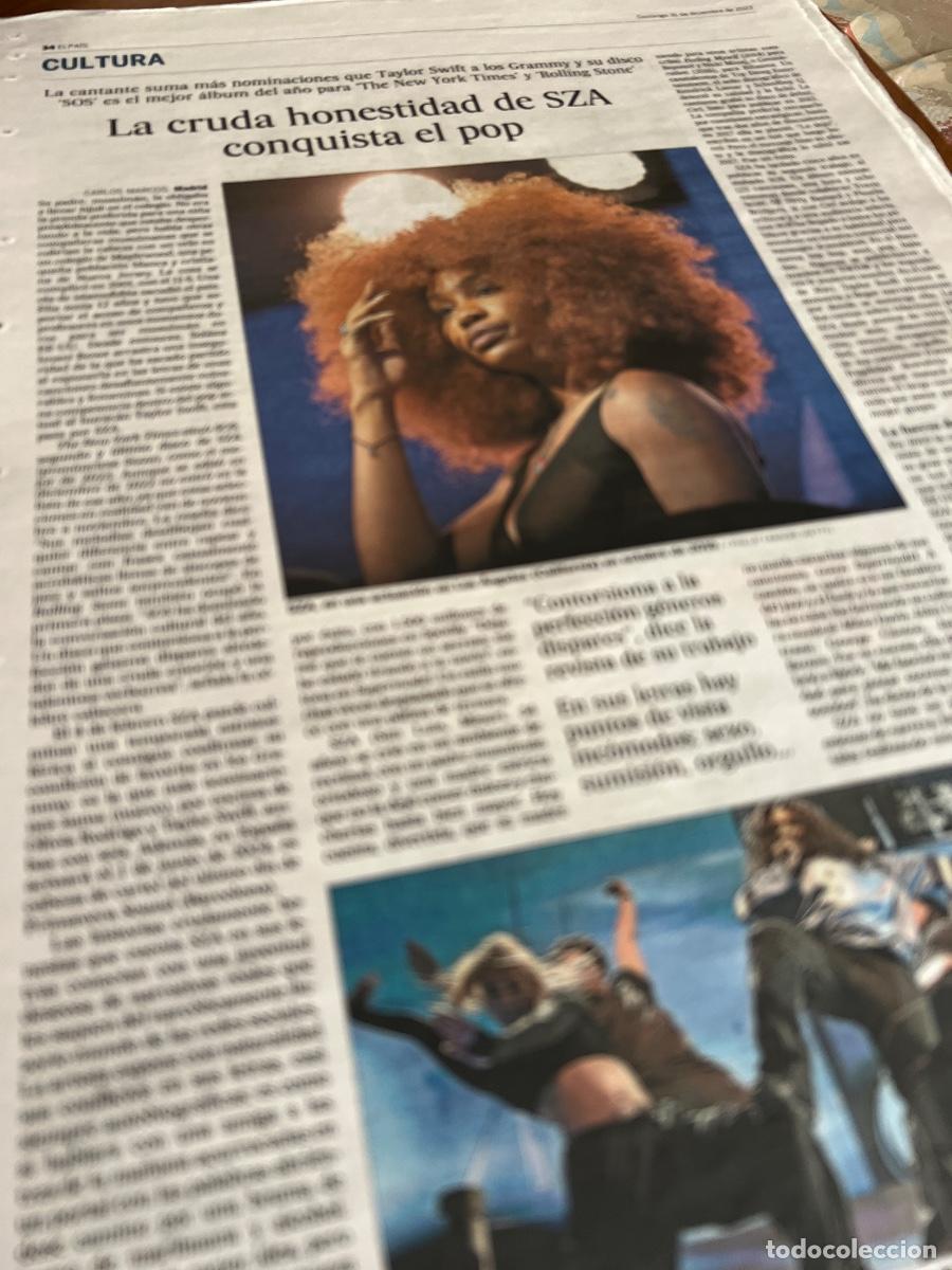 Collection Newspaper El Pa&iacute;s: SZA. POP. GRAMMY. Cantante.