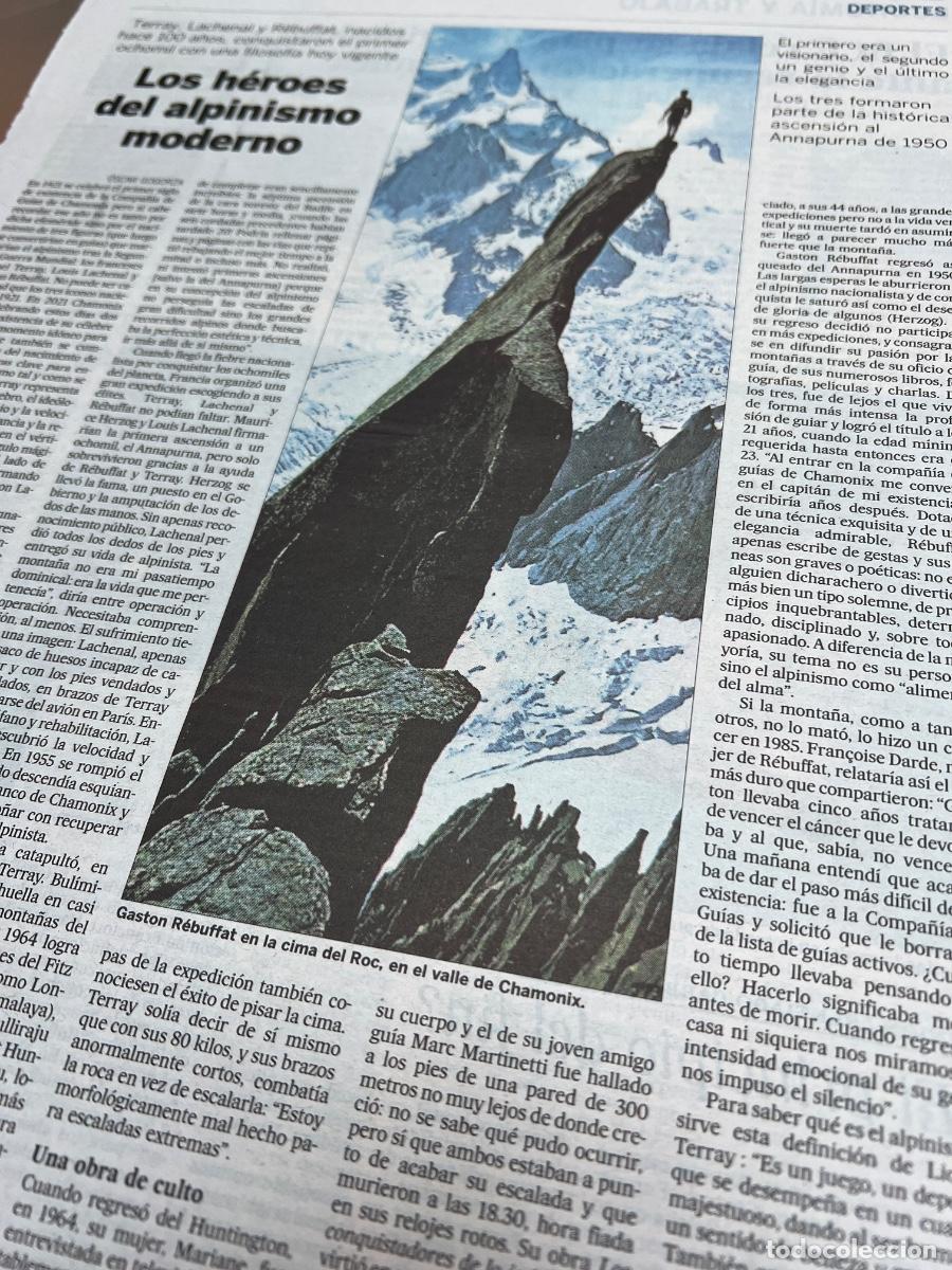 Collection Newspaper El Pa&iacute;s: H&Eacute;ROES DEL ALPINISMO MODERNO. TERRAY. LACHENAL. R&Eacute;BUFFAT. ANNAPURNA. &Oacute;scar Gogorza.