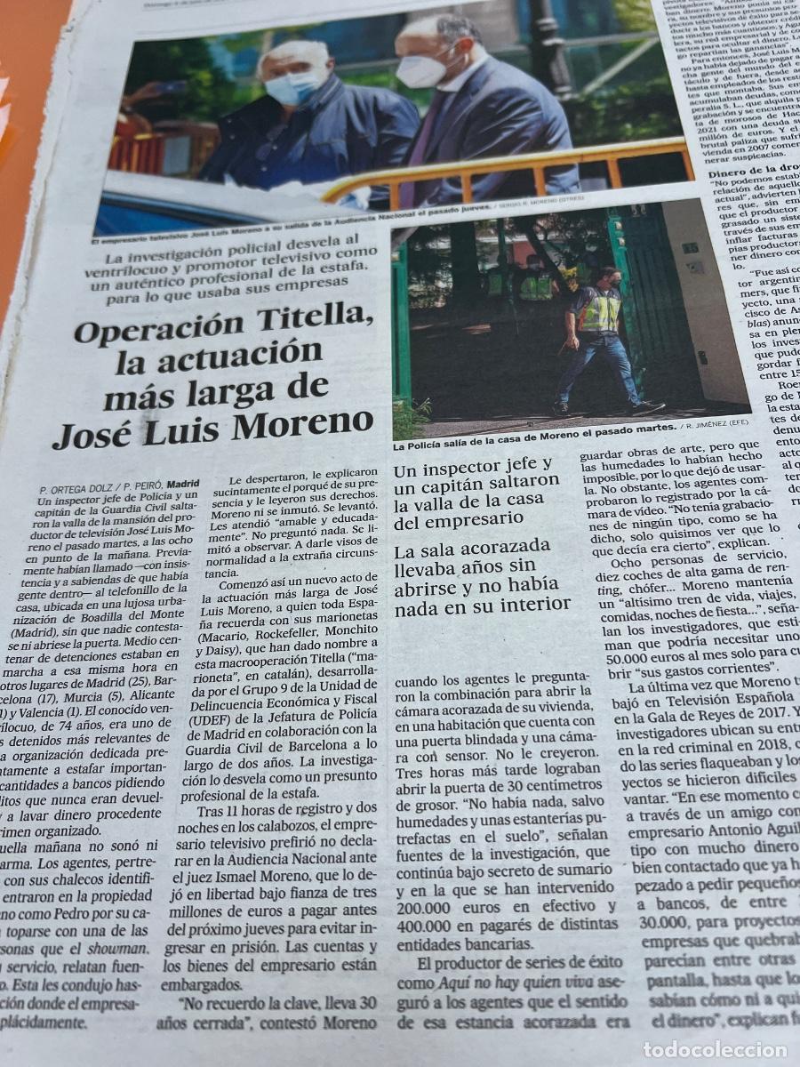 Collection Newspaper El Pa&iacute;s: JOS&Eacute; LUIS MORENO. VENTR&Iacute;LOCUO. Operaci&oacute;n Titella.