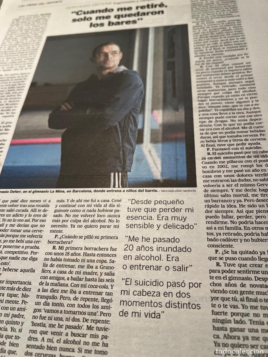 Collection Newspaper El Pa&iacute;s: GERVASIO DEFERR. GIMNASTA. CAMPE&Oacute;N OL&Iacute;MPICO.